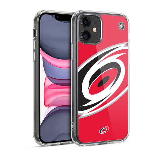 NHL Carolina Hurricanes Oversized Soft Gel Case for Apple iPhone 11