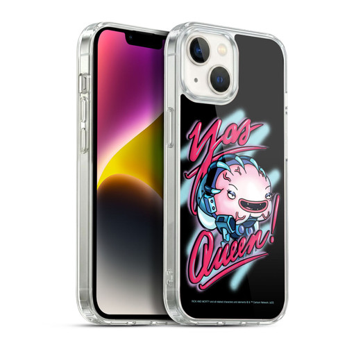 Rick And Morty Season 5 Graphics Yas Queen! Soft Gel Case for Apple iPhone 14