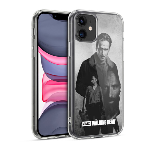 AMC The Walking Dead Double Exposure Rick Soft Gel Case for Apple iPhone 11