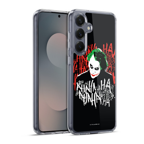 The Dark Knight Graphics Joker Laugh Soft Gel Case for Samsung Galaxy S25+ & MagSafe