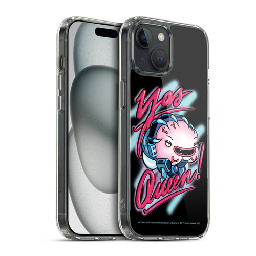 Rick And Morty Season 5 Graphics Yas Queen! Soft Gel Case for Apple iPhone 15 & MagSafe