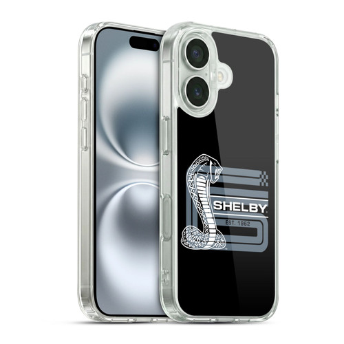 Shelby Logos CS Super Snake Soft Gel Case for Apple iPhone 16 & MagSafe