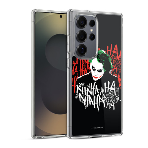 The Dark Knight Graphics Joker Laugh Soft Gel Case for Samsung Galaxy S25 Ultra & MagSafe