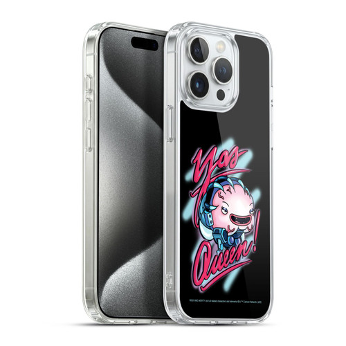 Rick And Morty Season 5 Graphics Yas Queen! Soft Gel Case for Apple iPhone 15 Pro Max & MagSafe