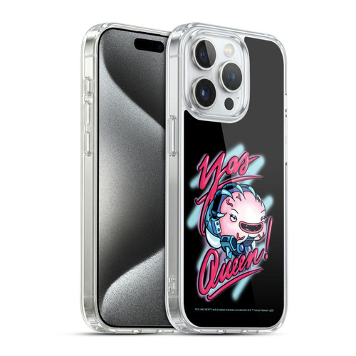 Rick And Morty Season 5 Graphics Yas Queen! Soft Gel Case for Apple iPhone 15 Pro & MagSafe