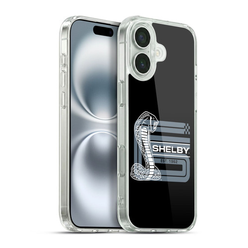 Shelby Logos CS Super Snake Soft Gel Case for Apple iPhone 16 Plus & MagSafe