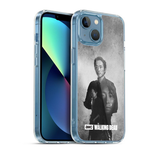 AMC The Walking Dead Double Exposure Glenn Soft Gel Case for Apple iPhone 13 Mini & MagSafe