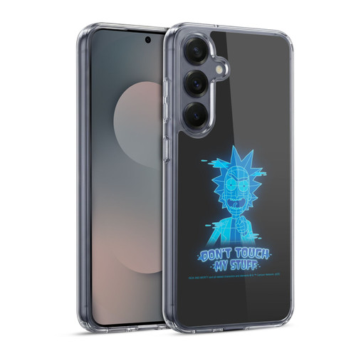 Rick And Morty Season 5 Graphics Don't Touch My Stuff Soft Gel Case for Samsung Galaxy S25 & MagSafe