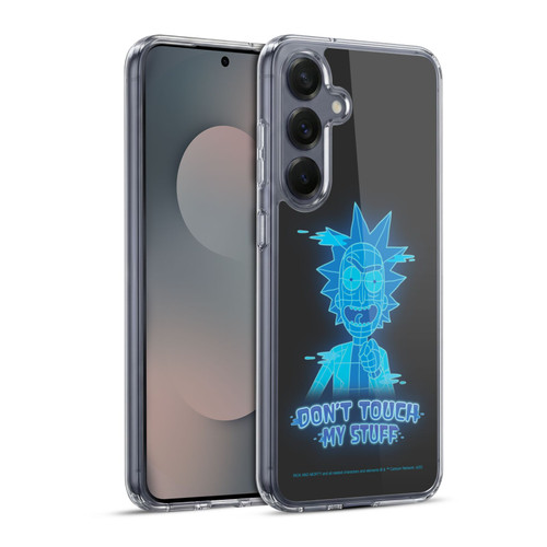 Rick And Morty Season 5 Graphics Don't Touch My Stuff Soft Gel Case for Samsung Galaxy S25+ & MagSafe