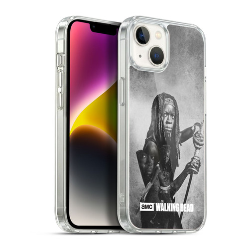 AMC The Walking Dead Double Exposure Michonne Soft Gel Case for Apple iPhone 14 Plus & MagSafe