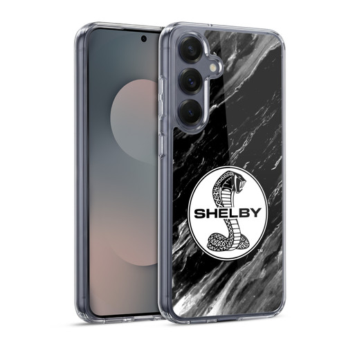 Shelby Logos Marble Soft Gel Case for Samsung Galaxy S25 & MagSafe