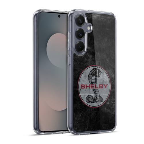 Shelby Logos Distressed Black Soft Gel Case for Samsung Galaxy S25+ & MagSafe