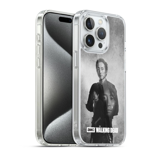 AMC The Walking Dead Double Exposure Glenn Soft Gel Case for Apple iPhone 15 Pro & MagSafe