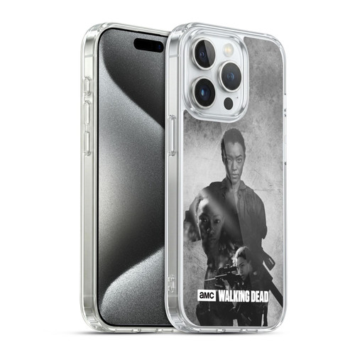 AMC The Walking Dead Double Exposure Sasha Soft Gel Case for Apple iPhone 15 Pro & MagSafe