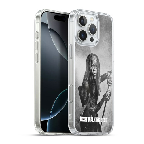 AMC The Walking Dead Double Exposure Michonne Soft Gel Case for Apple iPhone 16 Pro Max & MagSafe