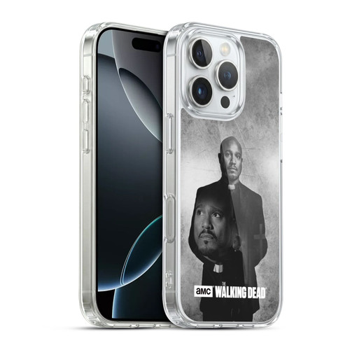 AMC The Walking Dead Double Exposure Gabriel Soft Gel Case for Apple iPhone 16 Pro & MagSafe