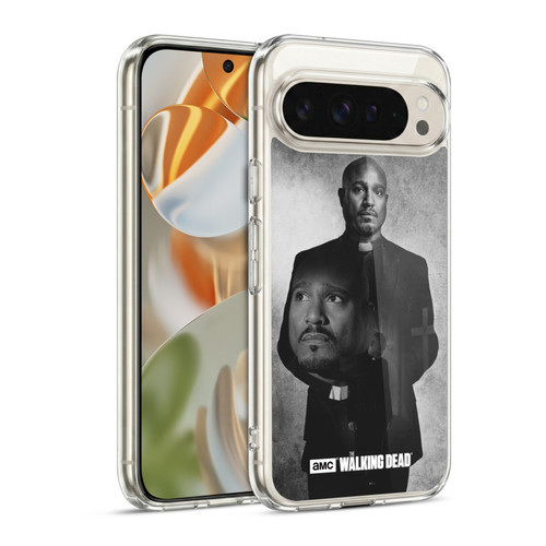AMC The Walking Dead Double Exposure Gabriel Soft Gel Case for Google Pixel 9 / Pixel 9 Pro