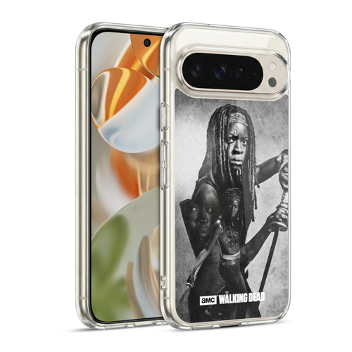 AMC The Walking Dead Double Exposure Michonne Soft Gel Case for Google Pixel 9 / Pixel 9 Pro