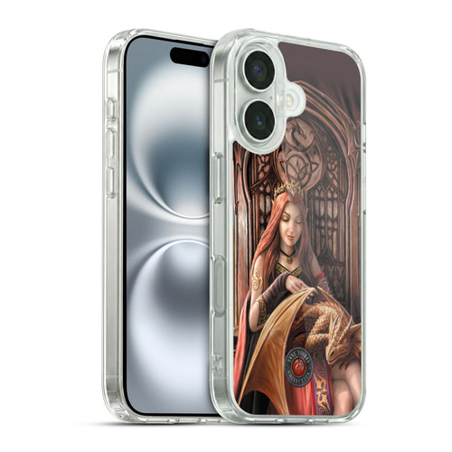 Anne Stokes Dragon Friendship Forever Soft Gel Case for Apple iPhone 16 & MagSafe