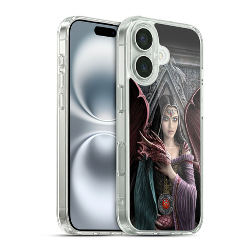 Anne Stokes Dragon Friendship Soul Mates Soft Gel Case for Apple iPhone 16 & MagSafe