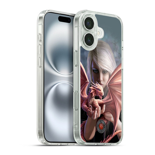 Anne Stokes Dragon Friendship Dragonkin Soft Gel Case for Apple iPhone 16 Plus & MagSafe