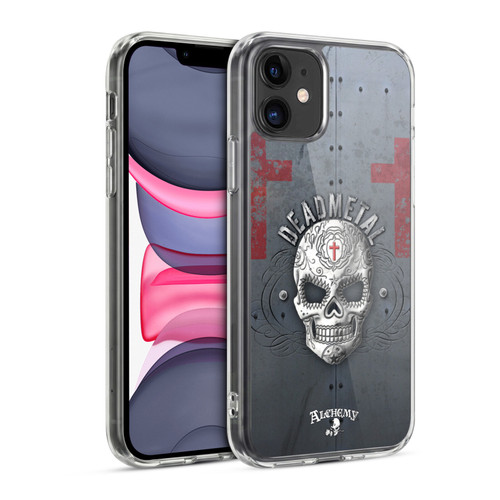 Alchemy Gothic Skull Dead Metal Soft Gel Case for Apple iPhone 11