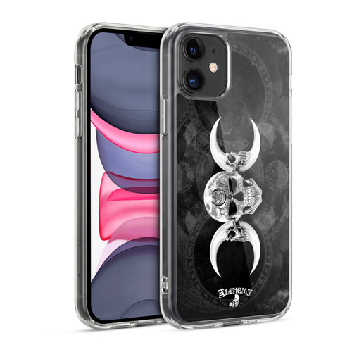 Alchemy Gothic Skull Dark Goddess Moon Soft Gel Case for Apple iPhone 11