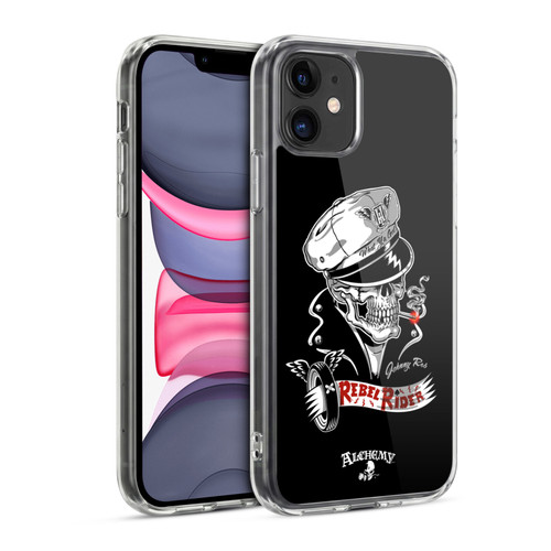 Alchemy Gothic Skull Rebel Rider Soft Gel Case for Apple iPhone 11