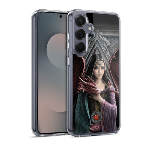 Anne Stokes Dragon Friendship Soul Mates Soft Gel Case for Samsung Galaxy S25 & MagSafe