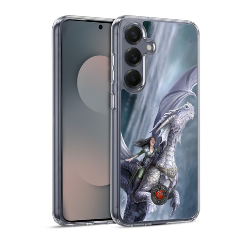 Anne Stokes Dragon Friendship Take To The Air Soft Gel Case for Samsung Galaxy S25 & MagSafe