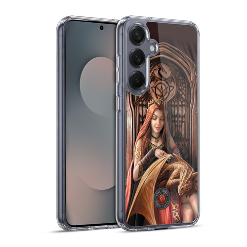 Anne Stokes Dragon Friendship Forever Soft Gel Case for Samsung Galaxy S25+ & MagSafe