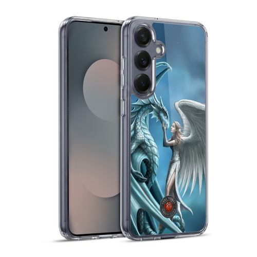 Anne Stokes Dragon Friendship Silverback Soft Gel Case for Samsung Galaxy S25+ & MagSafe