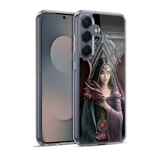 Anne Stokes Dragon Friendship Soul Mates Soft Gel Case for Samsung Galaxy S25+ & MagSafe