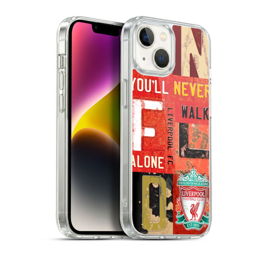 Liverpool Football Club Crest You'Ll Never Walk Alone Vintage Plate Anfield Soft Gel Case for Apple iPhone 14