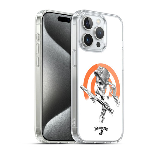Alchemy Gothic Skull Dead Droog Soft Gel Case for Apple iPhone 15 Pro & MagSafe