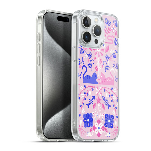 Cat Coquillette Animals Kittens Symmetry Soft Gel Case for Apple iPhone 15 Pro Max & MagSafe