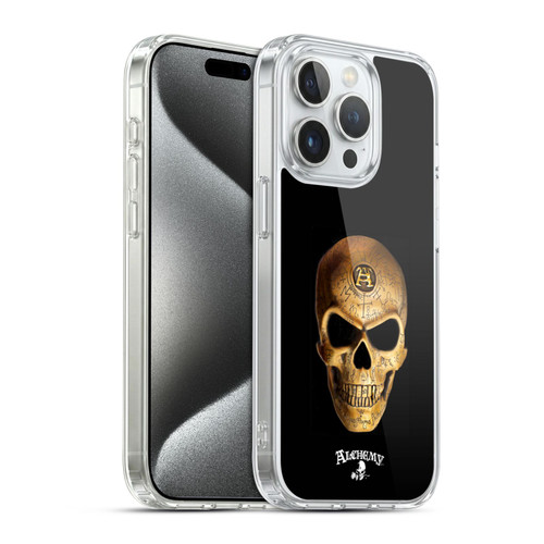 Alchemy Gothic Skull Omega Soft Gel Case for Apple iPhone 15 Pro & MagSafe