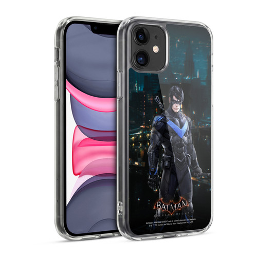 Batman Arkham Knight Characters Nightwing Soft Gel Case for Apple iPhone 11