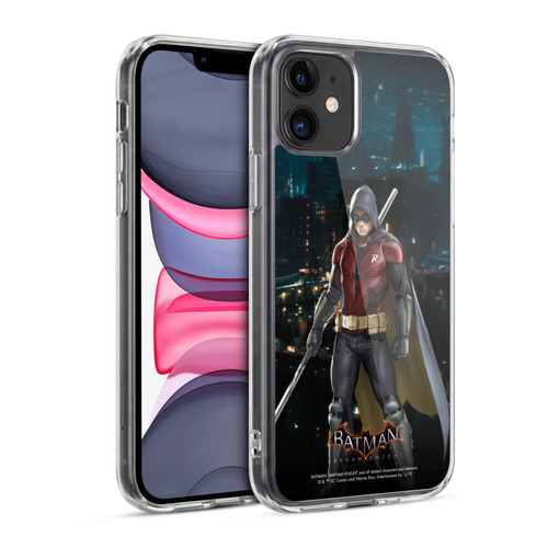Batman Arkham Knight Characters Red Robin Soft Gel Case for Apple iPhone 11