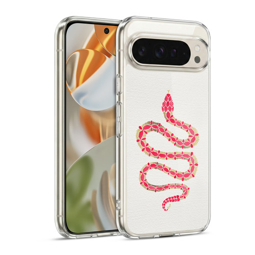 Cat Coquillette Animals Snake Pink Soft Gel Case for Google Pixel 9 / Pixel 9 Pro