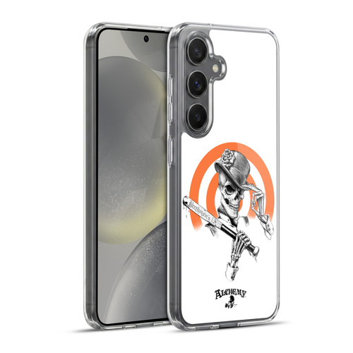 Alchemy Gothic Skull Dead Droog Soft Gel Case for Samsung Galaxy S24+ 5G & MagSafe