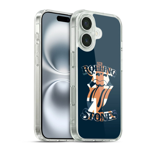 The Rolling Stones Graphics Union Jack Tongue Soft Gel Case for Apple iPhone 16 & MagSafe