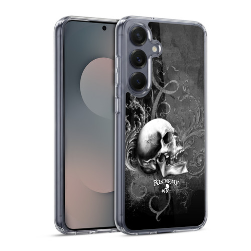Alchemy Gothic Skull De Profundis Soft Gel Case for Samsung Galaxy S25 & MagSafe