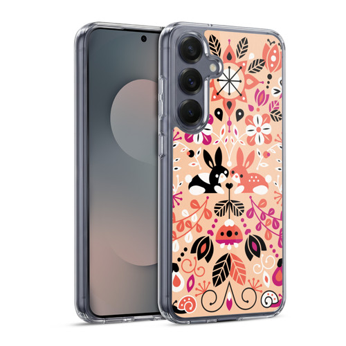 Cat Coquillette Animals Bunny Lovers Soft Gel Case for Samsung Galaxy S25 & MagSafe