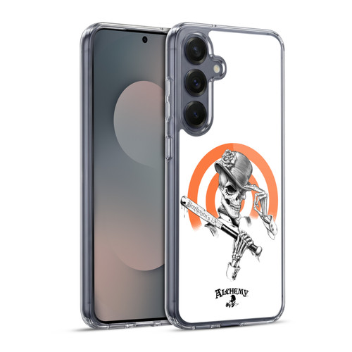 Alchemy Gothic Skull Dead Droog Soft Gel Case for Samsung Galaxy S25+ & MagSafe