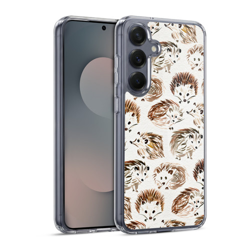 Cat Coquillette Animals Hedgehogs Soft Gel Case for Samsung Galaxy S25 & MagSafe