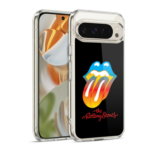 The Rolling Stones Graphics Rainbow Tongue Soft Gel Case for Google Pixel 9 / Pixel 9 Pro