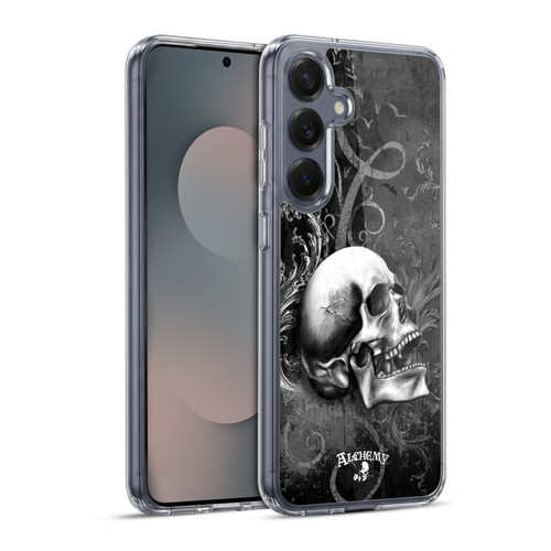 Alchemy Gothic Skull De Profundis Soft Gel Case for Samsung Galaxy S25+ & MagSafe