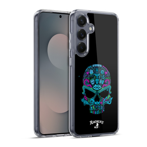 Alchemy Gothic Skull Toil N Trouble Soft Gel Case for Samsung Galaxy S25+ & MagSafe