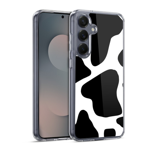 Grace Illustration Animal Prints Cow Soft Gel Case for Samsung Galaxy S25 & MagSafe
